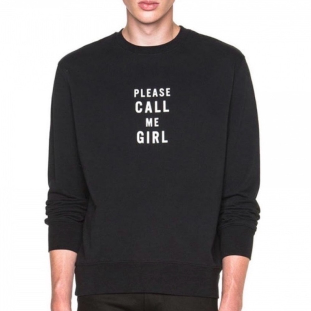 ACNE STUDIOS Sweater “Please Call Me Girl" Casey Girl Crewneck‎